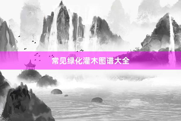 常见绿化灌木图谱大全